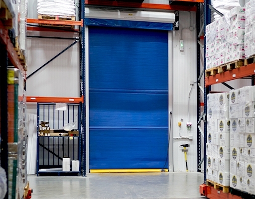 High-speed doors for cold rooms